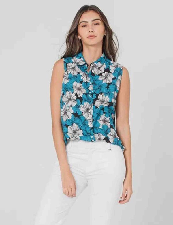 camiseta manga sisa mujer